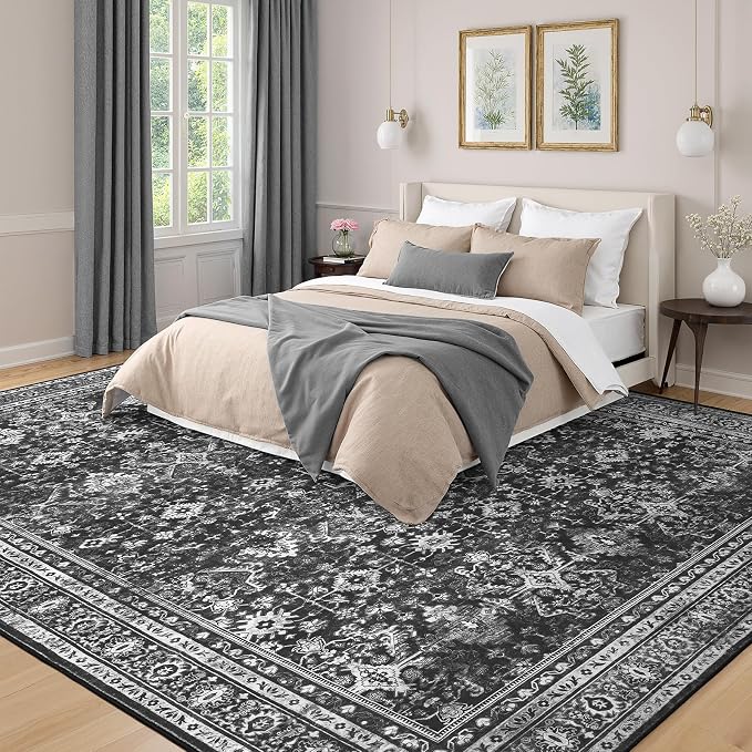 Lofus 9x12 Area Rug for Living Room, Soft Boho Carpets for Bedroom Dining Room - Image 2