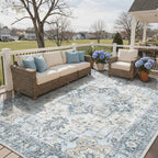 GENIMO Outdoor & Indoor Area Rug 10'x14', Waterproof, Non-Shedding, Easy - Image 6