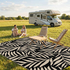Smiry Outdoor Rug 9x12 ft, Waterproof Reversible Plastic Straw Rugs, Outdoor - Image 2