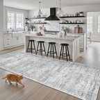 Soalmost Runner Rug 3x8 Washable Non-Slip Hallway Runner Rugs by Soalmost