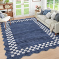 GarveeHome Area Rug 6x9 Large Living Room Modern Border Throw Rug by GarveeHome