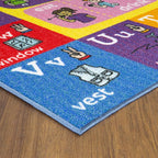 KC Cubs 8x10 ABC Alphabet ASL Sign Language Rug – Educational Non-Slip Carpet - Image 5