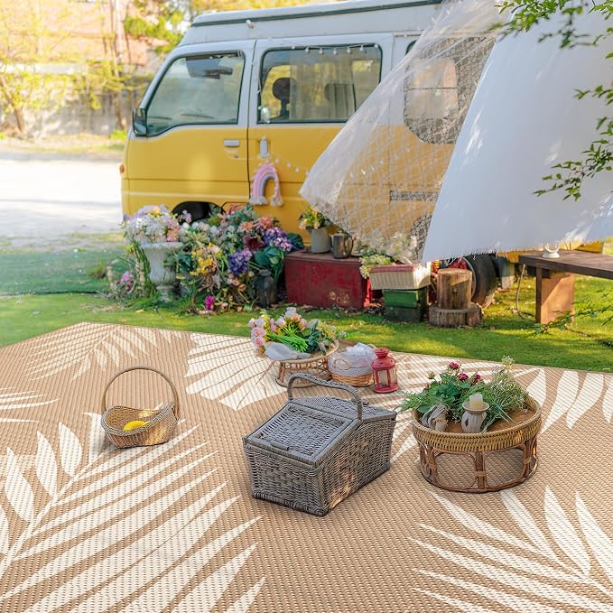GENIMO Outdoor Rug 10' x 14' Waterproof - Image 3