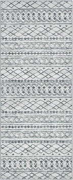 KUTA Boho Washable Runner Rug 2x5 ft Grey Moroccan Washable Runners - Image 8