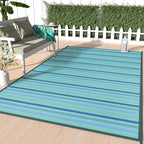 GENIMO Outdoor Rug for Patio Clearance, Lightweight Waterproof RV Camping Mat by GENIMO