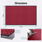 MaxMat® Extra Large Commercial Door Mat, Rubber Border Heavy Duty Door Mat - Image 2