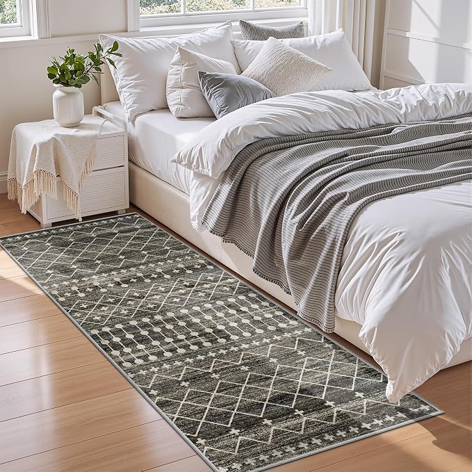 Miukiki 2x6 Hallway Runner Rug Moroccan Washable Kitchen Rug Non Slip Indoor - Image 6