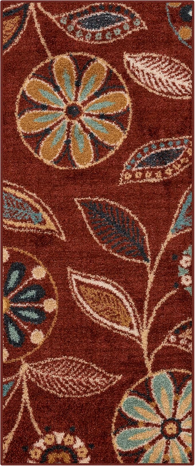 Maples Rugs Reggie Floral Runner Rug by MaplesRugs
