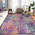RELEANY Washable Area Rugs 10'x14 Non-Slip Modern Abstract Soft by RELEANY