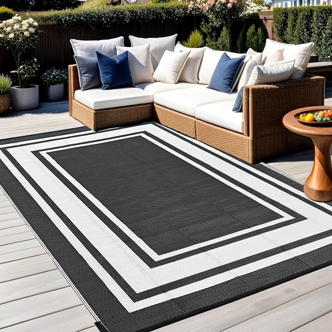 RURALITY Outdoor Rugs 6x9 Waterproof - Image 3