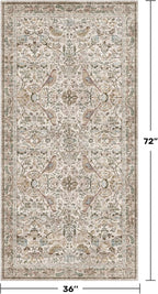 Moss 3x6 Washable Rug for Large Entryway - Image 2