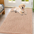 Smiry Dog Door Mat for Muddy Paws 47x32, Absorbent Dirt Trapper, Non-Slip by Smiry