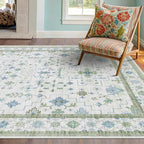 Hazo Haus Oushak Area Rug for Bedroom 5x7 - Image 8