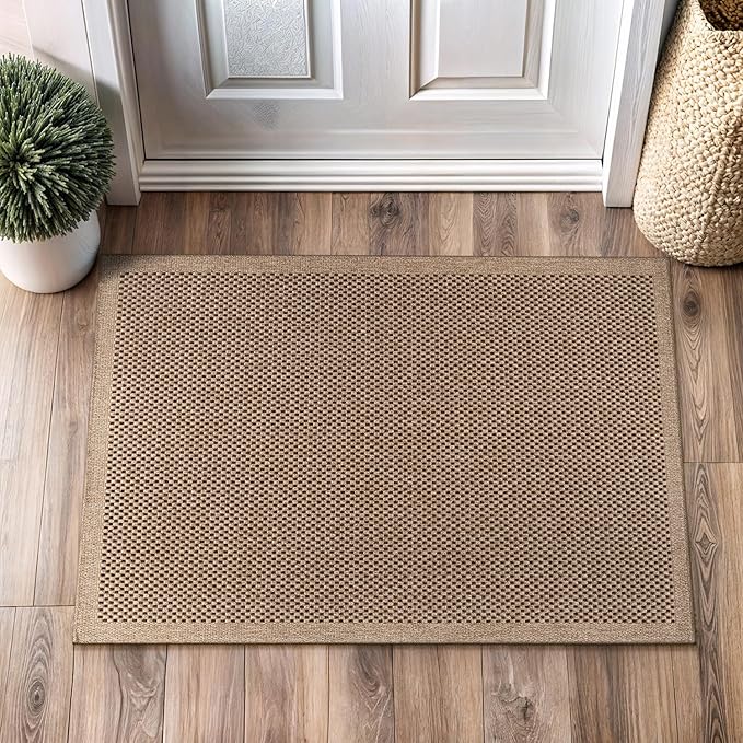 CAMILSON Easy Jute Rug 2x3, Indoor Outdoor Natural Color Fiber Area Rugs by CAMILSONIndoorOutdoorAreaRugs