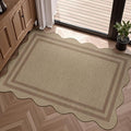 Easy Jute Outdoor Mats for Front Door, 2x3 Small Washable Kitchen Rugs by LORWER