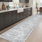 Soalmost Runner Rug 2x10 Washable Non-Slip Hallway Runner Rugs by Soalmost