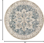 Tortania 6' Round Area Rug Living Room Rugs - Image 2