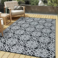 HUGEAR Outdoor Rug for Patios Clearance, Waterproof Mat, Large Outside Carpet by HUGEAR