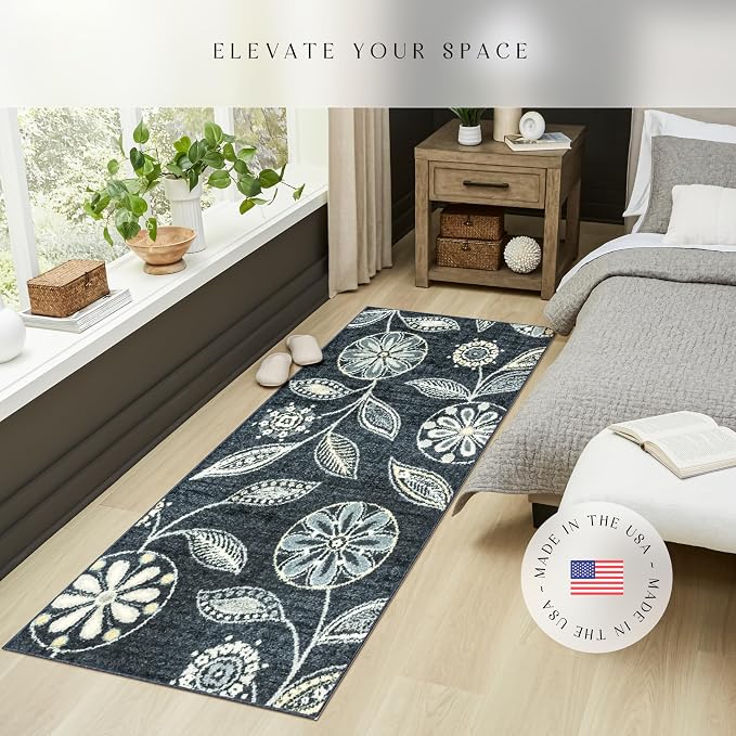 Maples Rugs Reggie Floral Runner Rug - Image 3