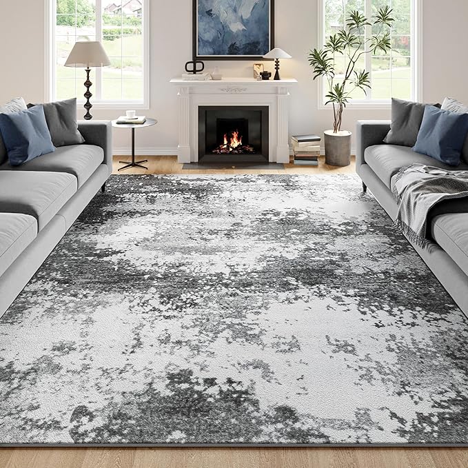 Washable Rug 6x9 Area Rugs for Living Room Bedroom Carpet, Dining Room Table by Acapet