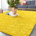 OLANLY Area Rugs for Living Room Bedroom, Machine Washable 4x5.9 ft Soft Fluffy by OLANLY