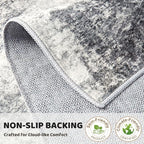 DMOYEST 3x10 Washable Runner Rug, Non Slip Low Pile Carpet Runner - Image 7
