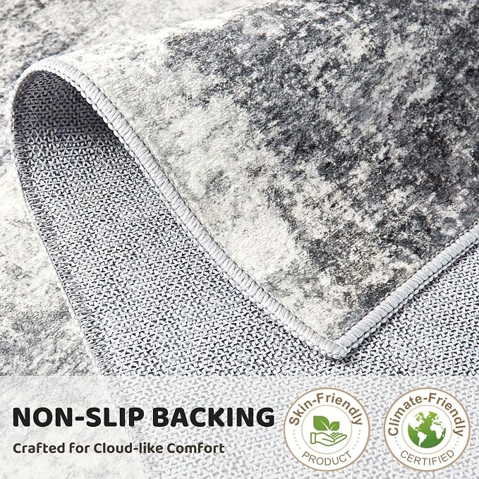 DMOYEST 3x12 Washable Runner Rug, Non Slip Low Pile Carpet Runner - Image 8