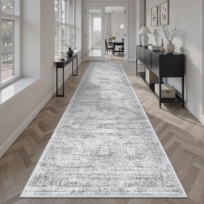 Soalmost Runner Rug 2'6" x 10' Washable Non-Slip Runner Rugs - Image 9