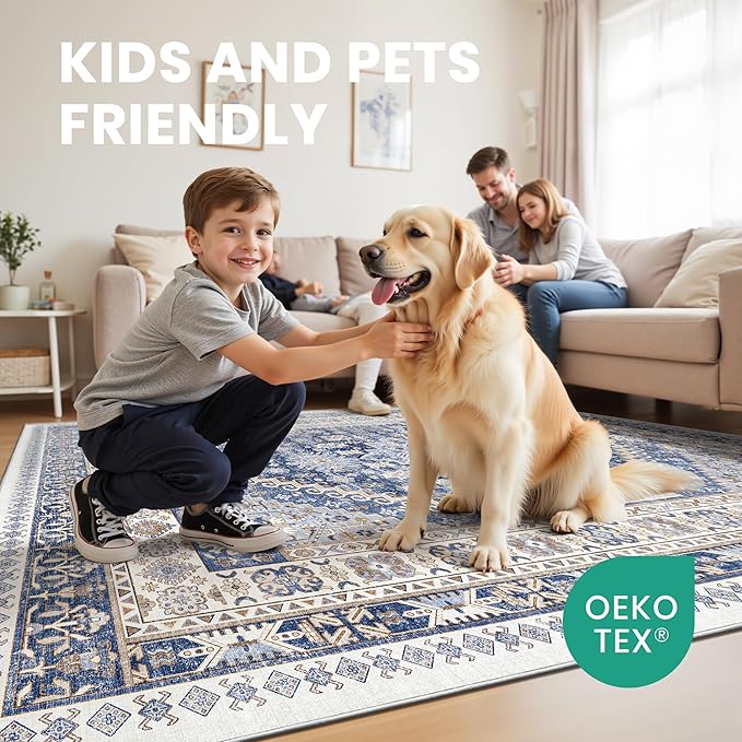 zesthome 2x7 Runner Rug Non Slip, Thin Entryway Washable Rug - Image 8