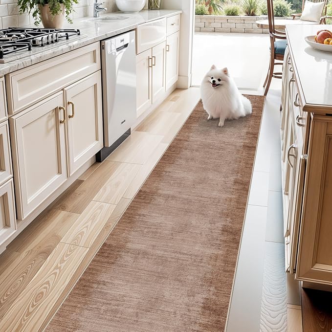 2x10 ft Washable Hallway Runner Rug – Non-Slip Long Carpet Runners by BYYVOORugsforYourHome