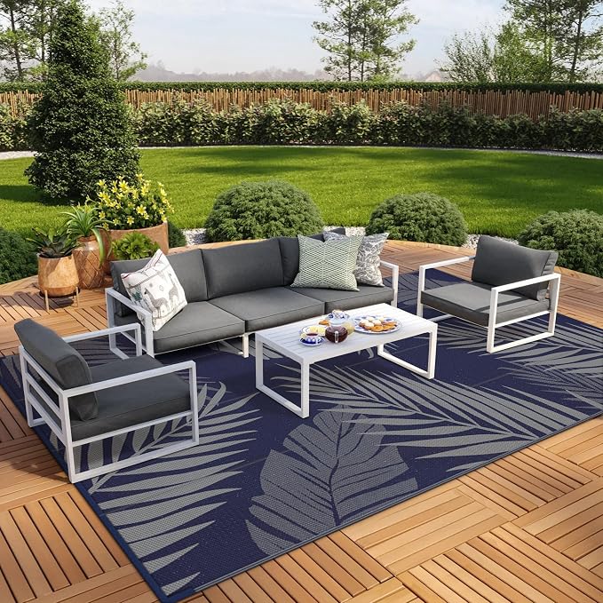 GENIMO Outdoor Rug 9' x 18' Waterproof - Image 4