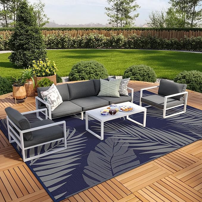 GENIMO Outdoor Rug 10' x 14' Waterproof - Image 4