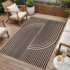 Tangsoo Easy Jute Area Rug 4x6 Washable Rug - Image 2