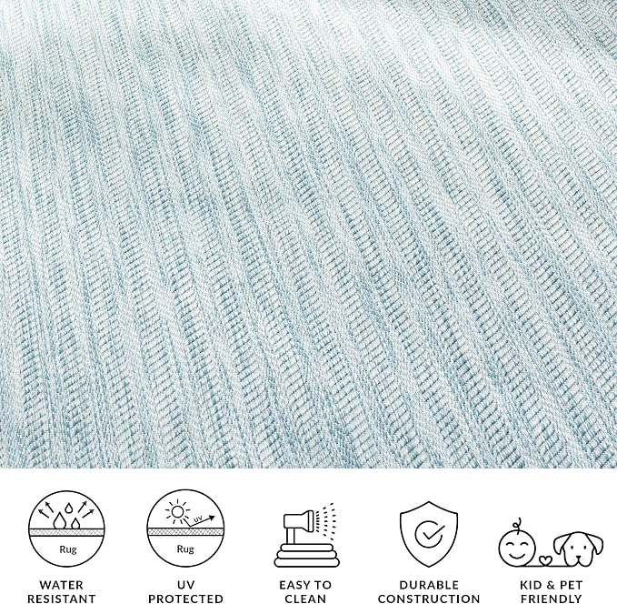 SAFAVIEH Outdoor Square Rug 9' - Image 9