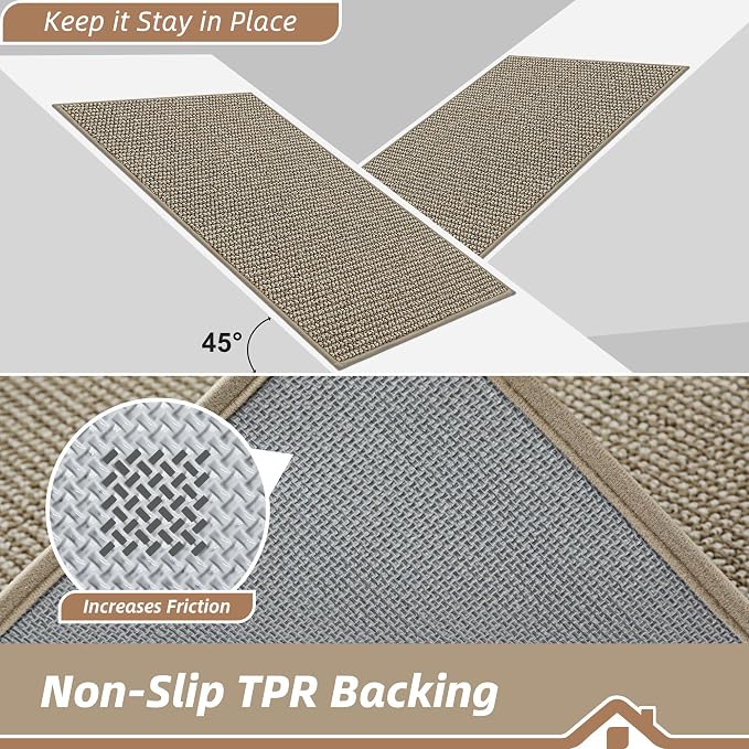 BEQHAUSE Dirt Trapper Door Mat 24" x 36", Non-Slip Washable Doormats Entrance - Image 6