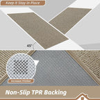 BEQHAUSE Dirt Trapper Door Mat 24" x 36", Non-Slip Washable Doormats Entrance - Image 6