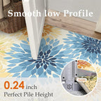 5x8 Indoor Outdoor Area Rug Washable Patio Rug Colorful Non Slip Non Shedding - Image 5