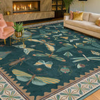 Insect Boho 7X9 Washable Living Room Rug - Image 3