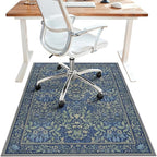 48"x60" Office Chair Mat for Hardwood Tile Floor, Under Desk Carpet Protector by BESBLEE