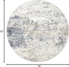 DMOYEST 6ft Round Area Rug Living Room Rugs - Image 2
