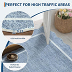 GarveeHome Scalloped Door Mat Indoor Entrance 2x3 Rug Machine Washable Boho - Image 6