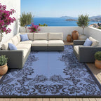Garvee Outdoor Rugs 8’x10’ Waterproof Reversible Mats, Large Area Plastic Straw - Image 9