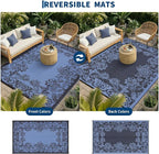 Garvee Outdoor Rugs 9' x 12’ Waterproof Reversible Mats, Large Area Plastic - Image 3