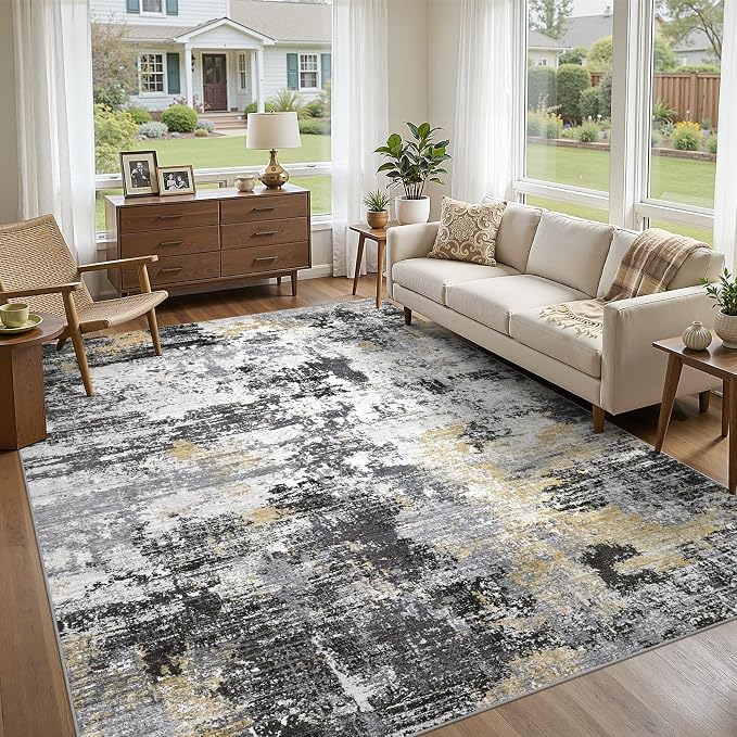 UERMEI 10x14 Area Rug for Living Room - Image 5