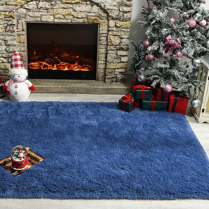 Andecor Soft Fluffy Bedroom Rugs Indoor Shaggy Plush Area Rug - Image 5