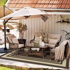 GENIMO 6' x 9' Outdoor Rug Waterproof - Image 2