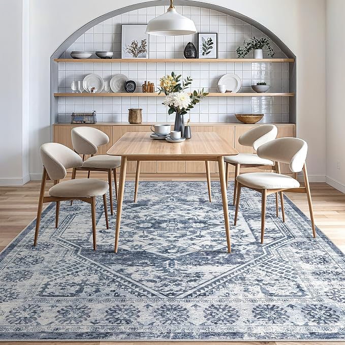 Vintage Living Room Area Rug 9x12 - Image 8