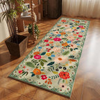 Rugcomf Runner Rug for Hallways Kitchen Rug Non Slip 2'6''x8' Washable Runner - Image 6