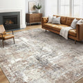 6x8 Area Rug Living Room: Machine Washable Large Abstract Modern Soft Rugs by LOONGRUG