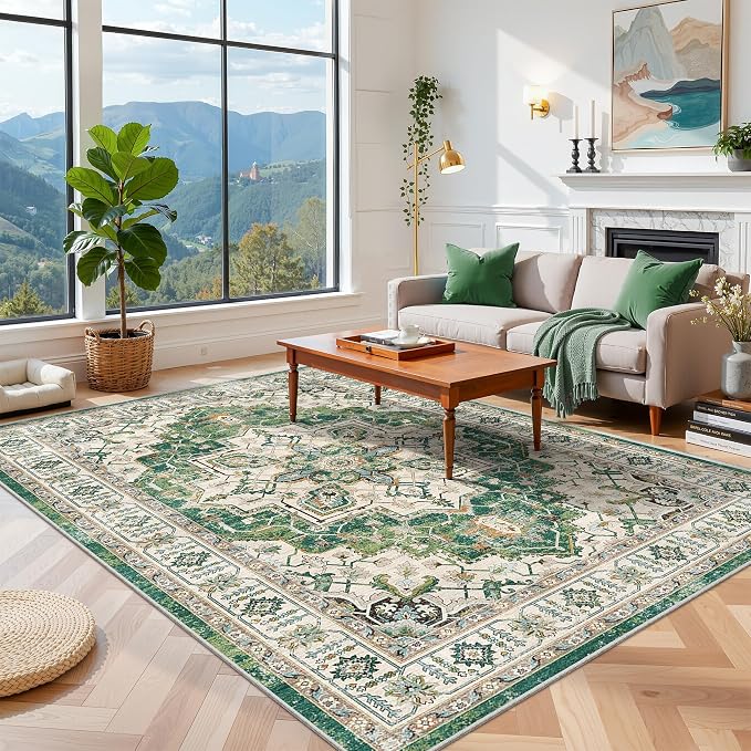 zesthome WashableRug 5x7 Area Rugs, Stain Resistant Rugs by Zesthome